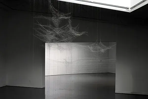 here within our curving spaces