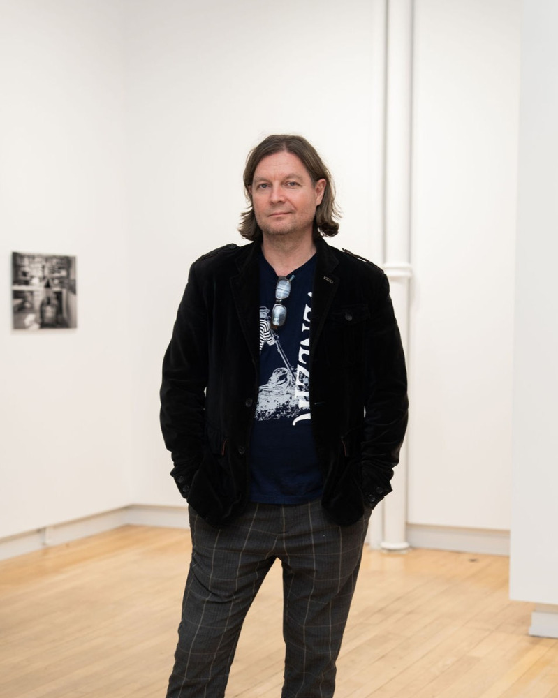 Dimitri Levanoff stands in Koffler301 at Koffler Arts