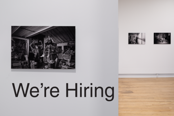 image of the Koffler Arts gallery with text overlay of the words 